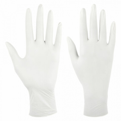 Перчатки латексные смотровые SFM Grip-Surface/ L 254 SC, Германия, 50 пар (100 штук), размер 8-9, L (большой)