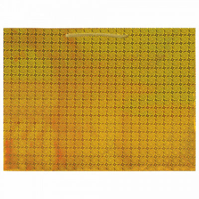 Пакет подарочный (1 штука) 45x13x33 см, ЗОЛОТАЯ СКАЗКА голография, ассорти 3 цвета, 606609