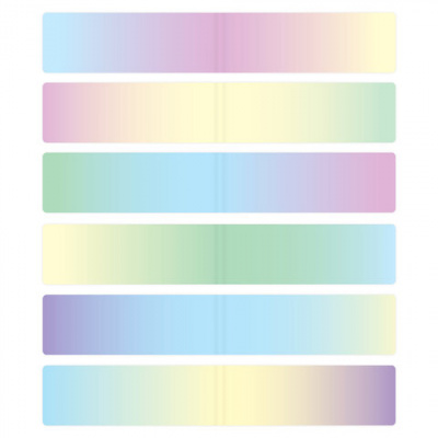 Закладки для книг МАГНИТНЫЕ, "GRADIENT", набор 12 шт., 60x20 мм, BRAUBERG, 113170