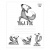 Тетрадь 24 л., HATBER, клетка, обложка картон, "Animals Yoga" (5 видов), 24Т5В1 Тетрадь 24 л., HATBER, клетка, обложка картон, "Animals Yoga" (5 видов), 24Т5В1