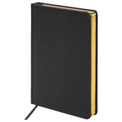 Ручка шариковая PARKER "IM Core Black Lacquer GT", ежедневник А5 черный, пакет, 880899
