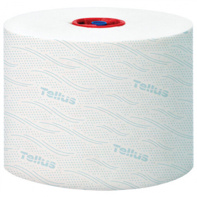 Бумага туалетная 100 м, Tellus/TORK (Система Т6) ADVANCED, КОМПЛЕКТ 27 рулонов, 2-слойная, белая, 127531
