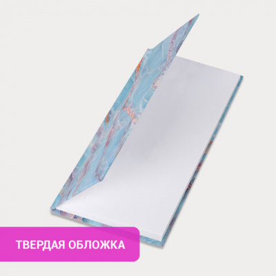 Планинг-еженедельник недатированный (165х90 мм) STAFF, твердая обложка, УФ-ЛАК, 64 л., "Marble", 113516