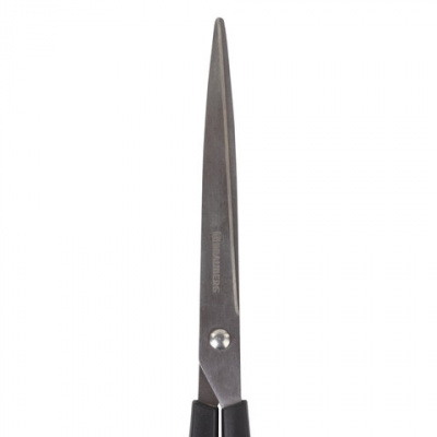 Ножницы BRAUBERG "Standard" 205 мм, черные, классической формы, 2-х сторонняя заточка, 237097