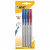 Ручки шариковые с грипом BIC "Round Stic Exact", НАБОР 4 шт./3 ЦВЕТА (синий, черный, красный), линия письма 0,28 мм, блистер, 932858 Ручки шариковые с грипом BIC "Round Stic Exact", НАБОР 4 шт./3 ЦВЕТА (синий, черный, красный), линия письма 0,28 мм, блистер, 932858