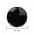 Магниты BRAUBERG "BLACK&WHITE" УСИЛЕННЫЕ 30 мм, НАБОР 10 шт., черные, 237466