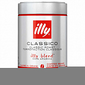 Кофе в зернах ILLY "Classico" ИТАЛИЯ, 250 г, в жестяной банке, арабика 100%, ИТАЛИЯ, 52