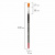Кисть BRAUBERG, синтетика, плоская, № 9, 200215 Кисть BRAUBERG, синтетика, плоская, № 9, 200215