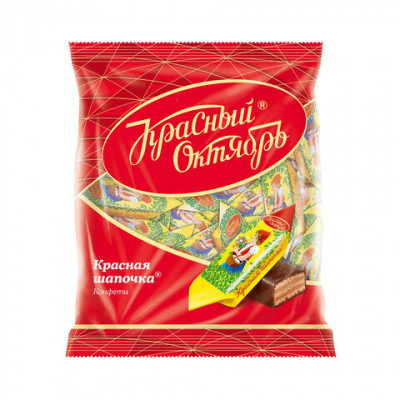 Конфеты шоколадные КРАСНЫЙ ОКТЯБРЬ "Красная шапочка", 250 г, пакет, КО03926