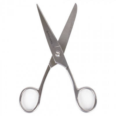 Ножницы цельнометаллические BRAUBERG "Professional", 150 мм, классической формы, 237101