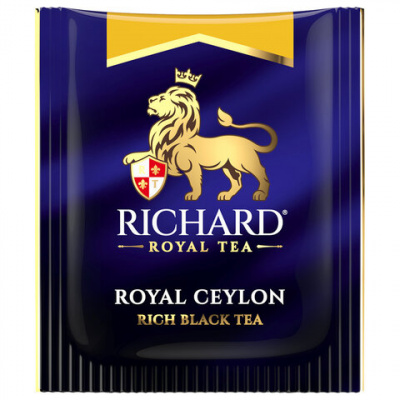 Чай RICHARD "Royal Ceylon" черный цейлонский, 200 пакетиков в конвертах по 2 г, 100182