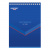 Блокнот А5, 146х205 мм, 80 л., гребень, картон, жесткая подложка, клетка, ОФИСМАГ, синий, 129867
