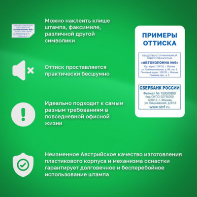Оснастка для штампа, оттиск 50х30 мм, синий, TRODAT 4929 P3, корпус черный, подушка, 53063