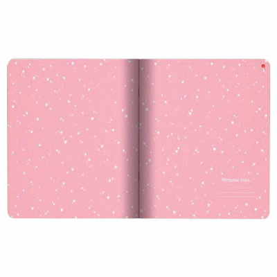 Тетрадь А5 48 л. АЛЬТ скоба, клетка, Soft Touch, фольга, "ЗЕФИРНОЕ НАСТРОЕНИЕ", 7-48-569
