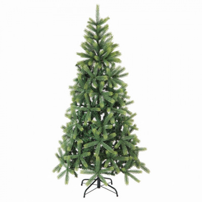 Ель новогодняя искусственная "Christmas Beauty" 180 см, литой ПЭТ+ПВХ, зеленая, ЗОЛОТАЯ СКАЗКА, 591313