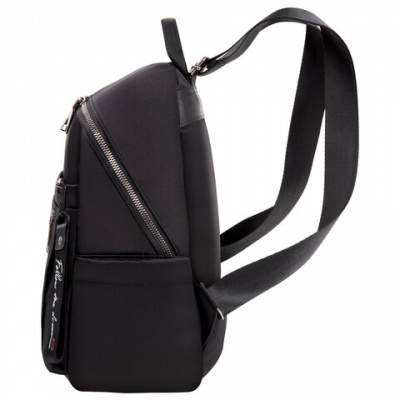 Рюкзак BRAUBERG PODIUM женский, карман-антивор, нейлон, черный, 32х26х15 см, 270815