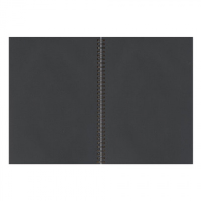Скетчбук, черная бумага 120 г/м2, 210х297 мм, 32 л., гребень, BRAUBERG ART CLASSIC, 128951