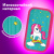Пенал ЮНЛАНДИЯ, 2 отделения, ламинированный картон, 19х11 см, "Neon unicorn", 270172 Пенал ЮНЛАНДИЯ, 2 отделения, ламинированный картон, 19х11 см, "Neon unicorn", 270172