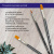 Кисти художественные набор 5 шт., синтетика, BRAUBERG ART CLASSIC, № 1-10, 200958 Кисти художественные набор 5 шт., синтетика, BRAUBERG ART CLASSIC, № 1-10, 200958