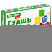 Гуашь BRAUBERG KIDS "NEW", 24 цвета по 10 мл, 192370