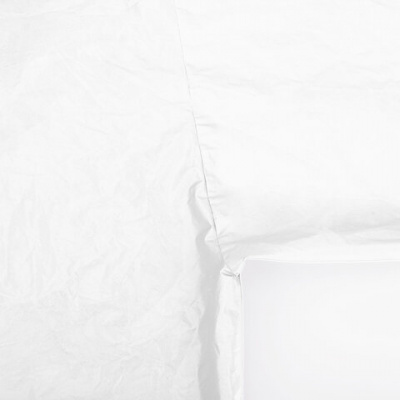 Дождевик-плащ на кнопках, EVA, многоразовый прочный, чехол в комплекте, универсальный размер, белый, SHAMAANI (ШАМААНИ), 610935