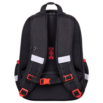 Ранец BRAUBERG FIT, 2 отделения, "Разноцветный лев", 38х27х14 см, 270618