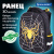 Ранец BRAUBERG PREMIUM, 2 отделения, с брелком, "Venomous spider", 3D панель, 38х29х16 см, 271355