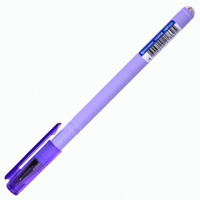 Ручка шариковая масляная BRAUBERG "FRUITY Pastel", СИНЯЯ, soft-touch, узел 0,7 мм, линия письма 0,35 мм, 142958