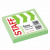 Блок самоклеящийся (стикеры) STAFF, 50х50 мм, 100 листов, зеленый, 127144 Блок самоклеящийся (стикеры) STAFF, 50х50 мм, 100 листов, зеленый, 127144