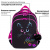 Ранец BRAUBERG QUADRO, 3 отделения, с брелоком, "Black cat", 37х28х18 см, 271358