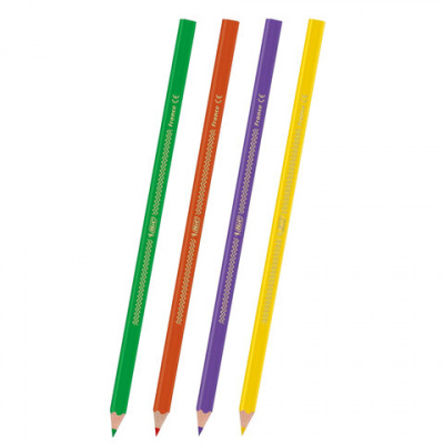 Карандаши цветные BIC "Intensity", 12 цветов, трехгранные, 9505272