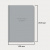 Ежедневник недатированный с резинкой А5 145х203 мм, BRAUBERG, твердый, 160 л, "Minimal", серый, 116302 Ежедневник недатированный с резинкой А5 145х203 мм, BRAUBERG, твердый, 160 л, "Minimal", серый, 116302